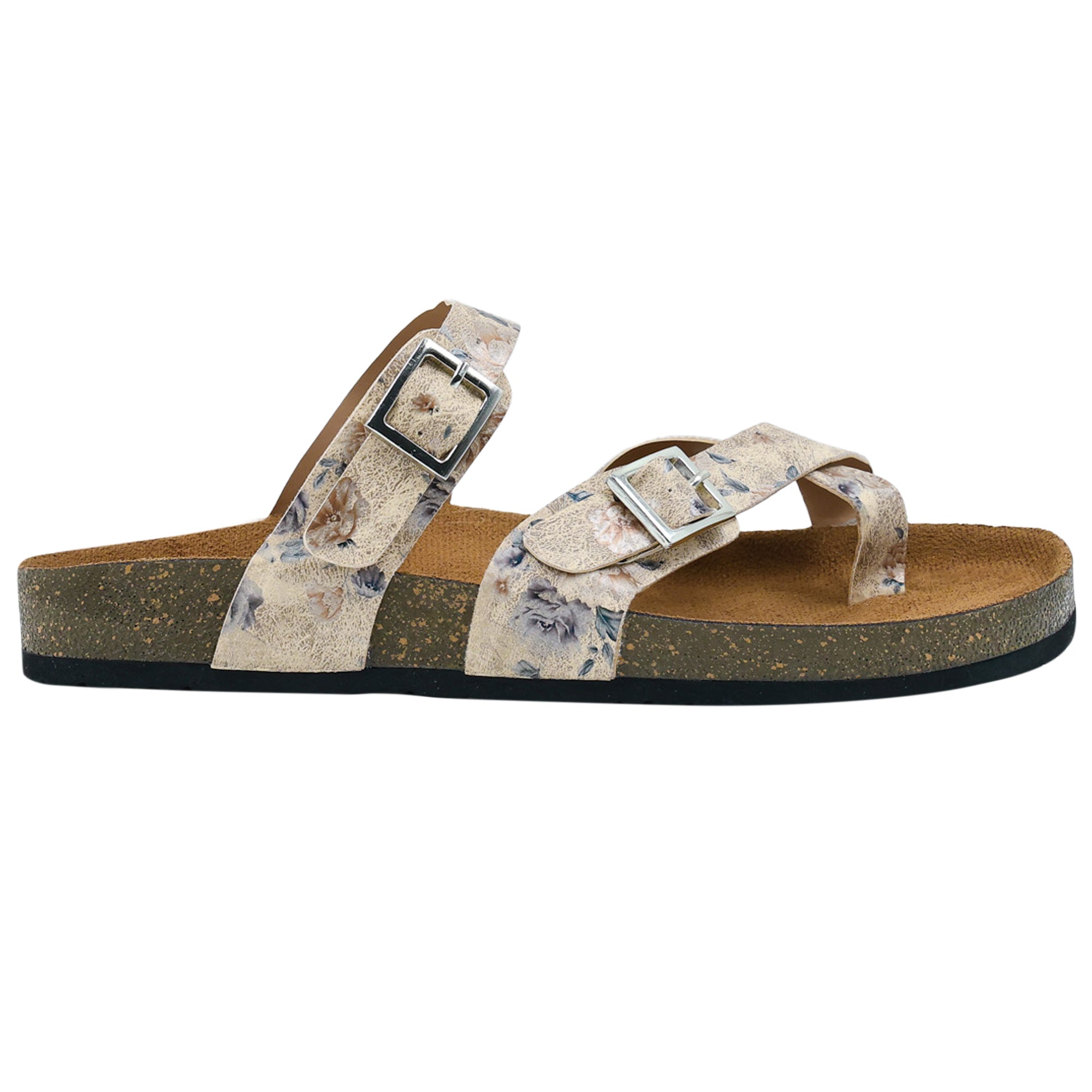 Women's Flat Sandals Beige