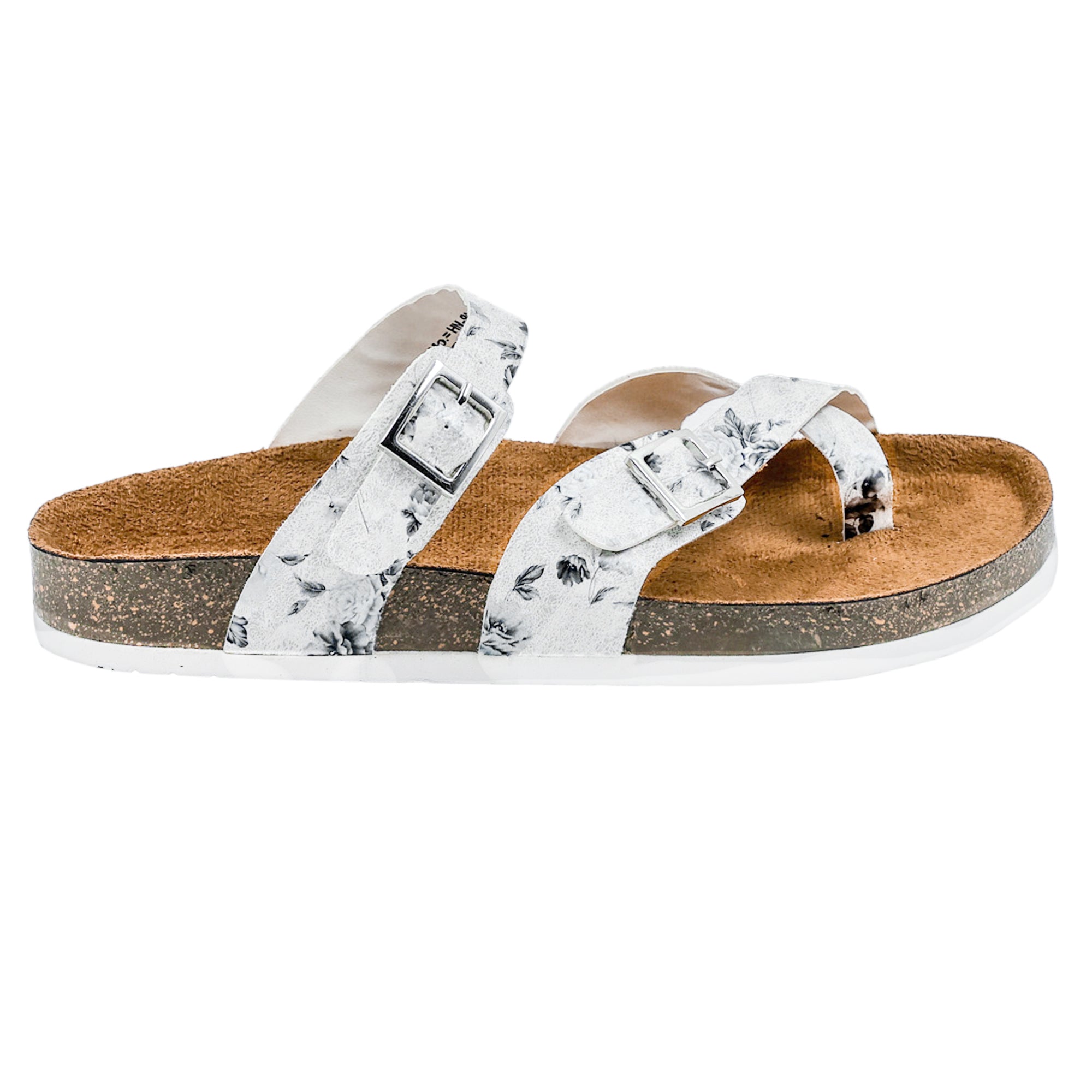 Women's Flat Sandals White