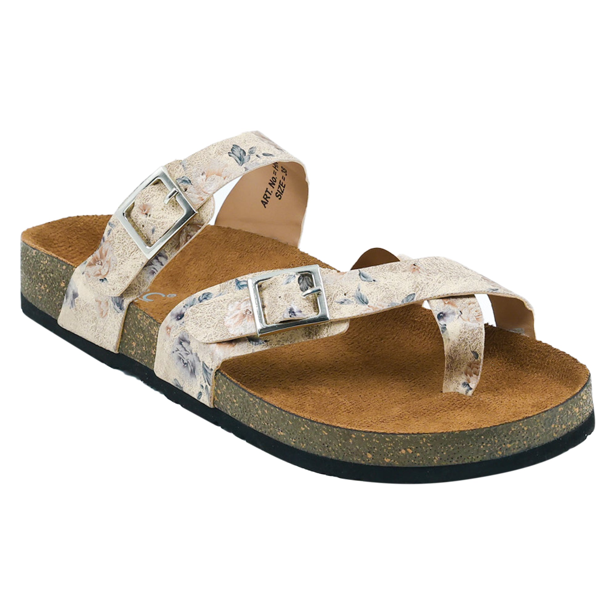 Women's Flat Sandals Beige