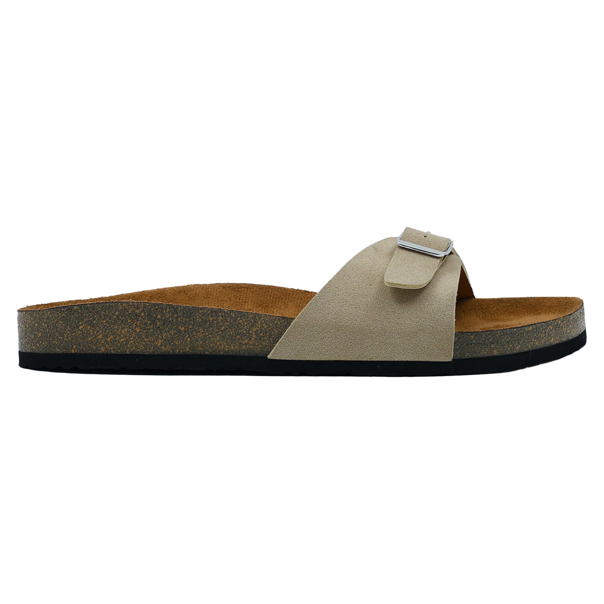 Flat Women Sandals in Beige Color