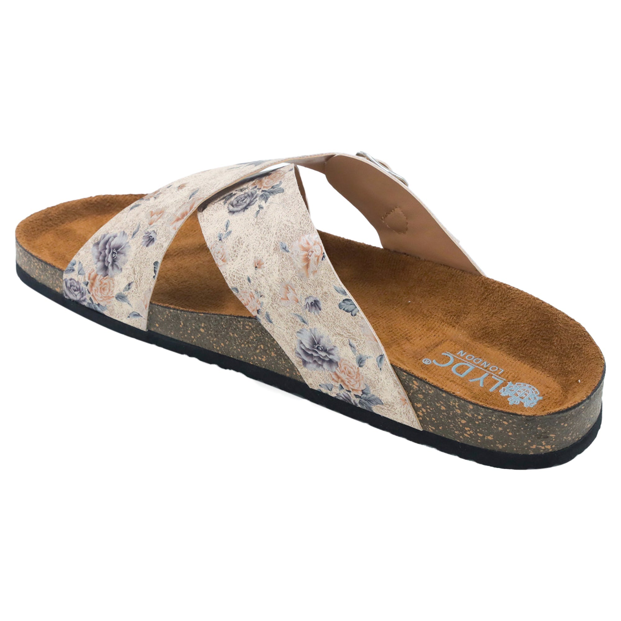 Beige Women's Flat Sandals