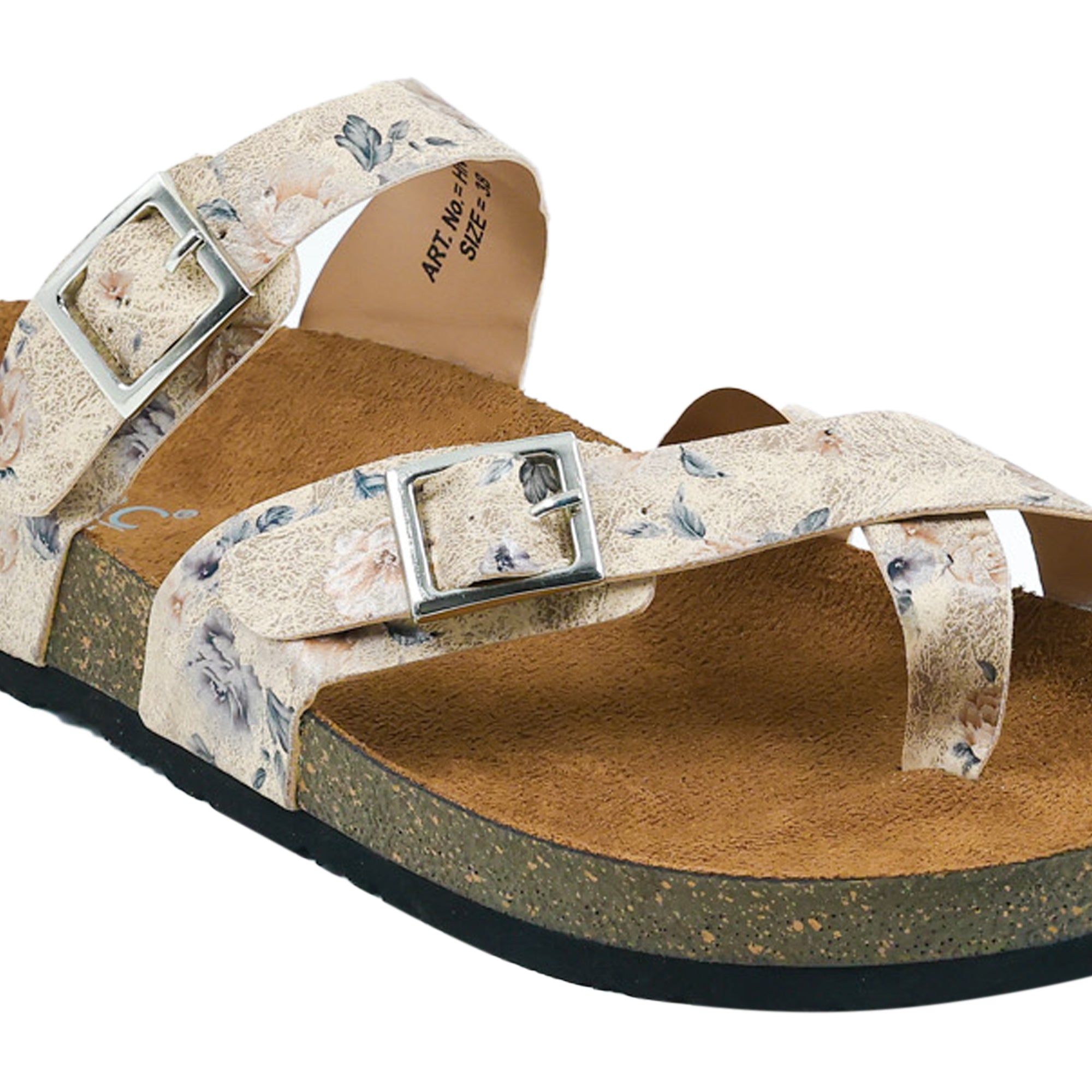 Women's Flat Sandals Beige