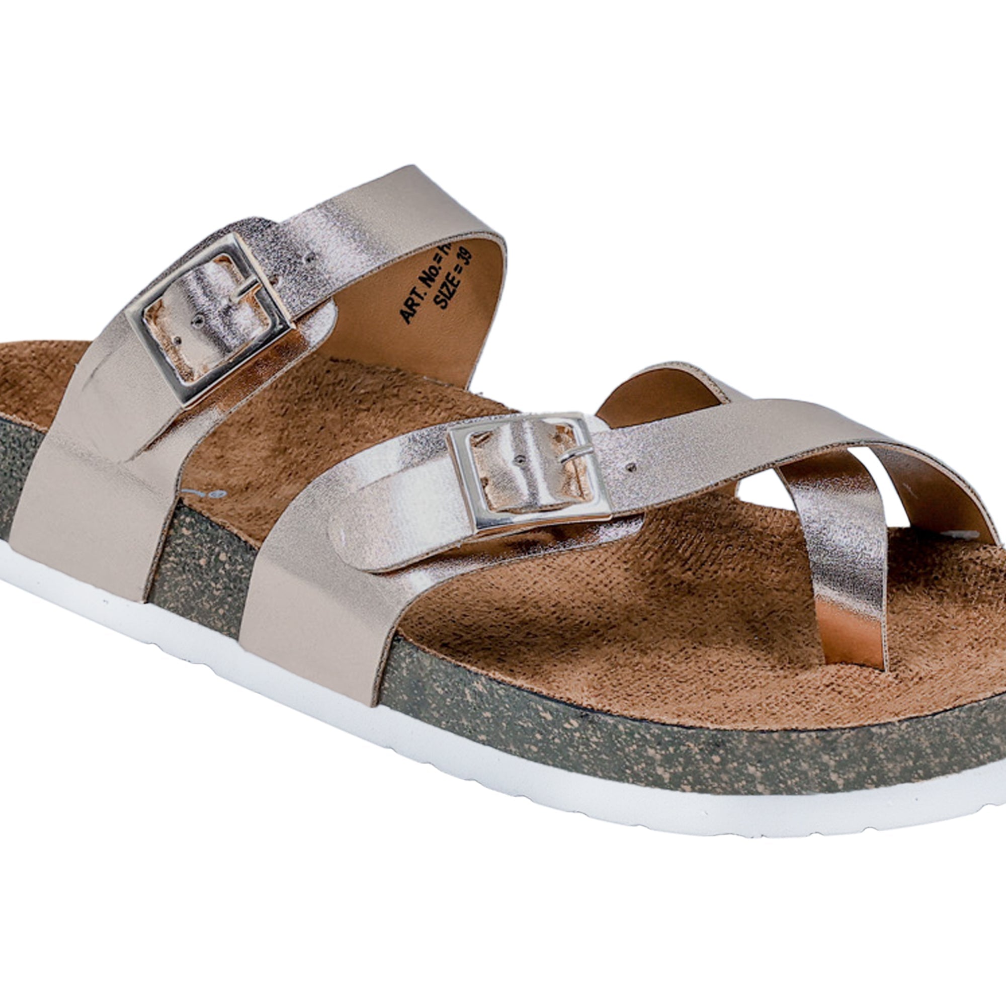 Women's Flat Sandals Rosegold