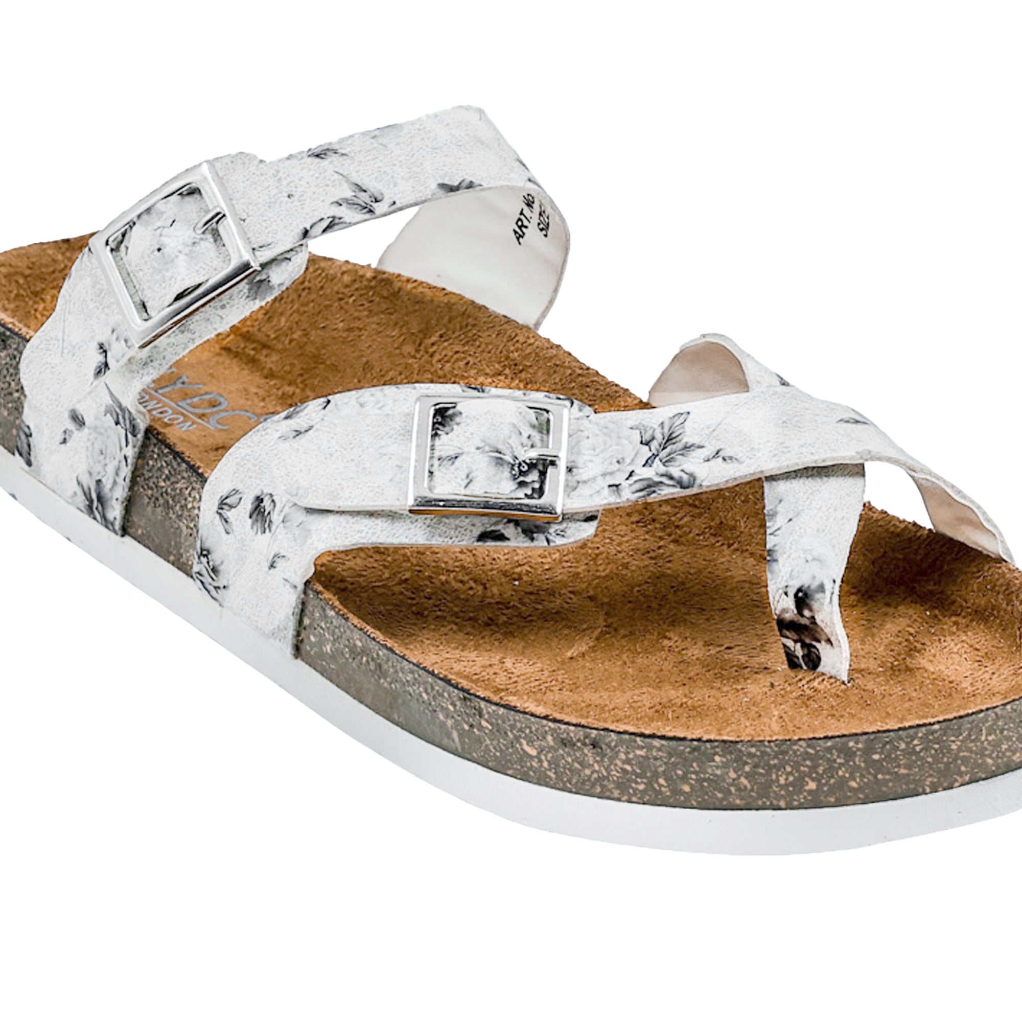 Women's Flat Sandals White