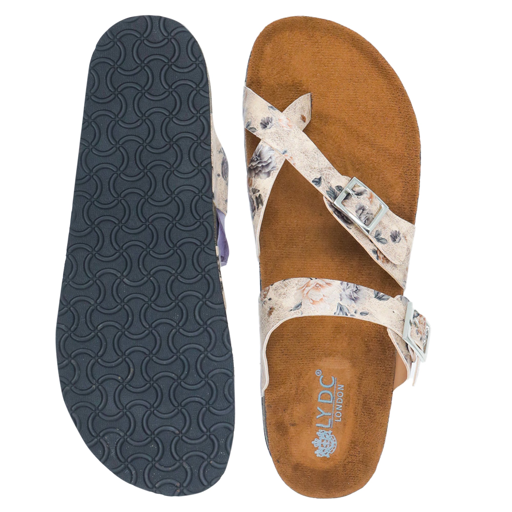 Women's Flat Sandals Beige