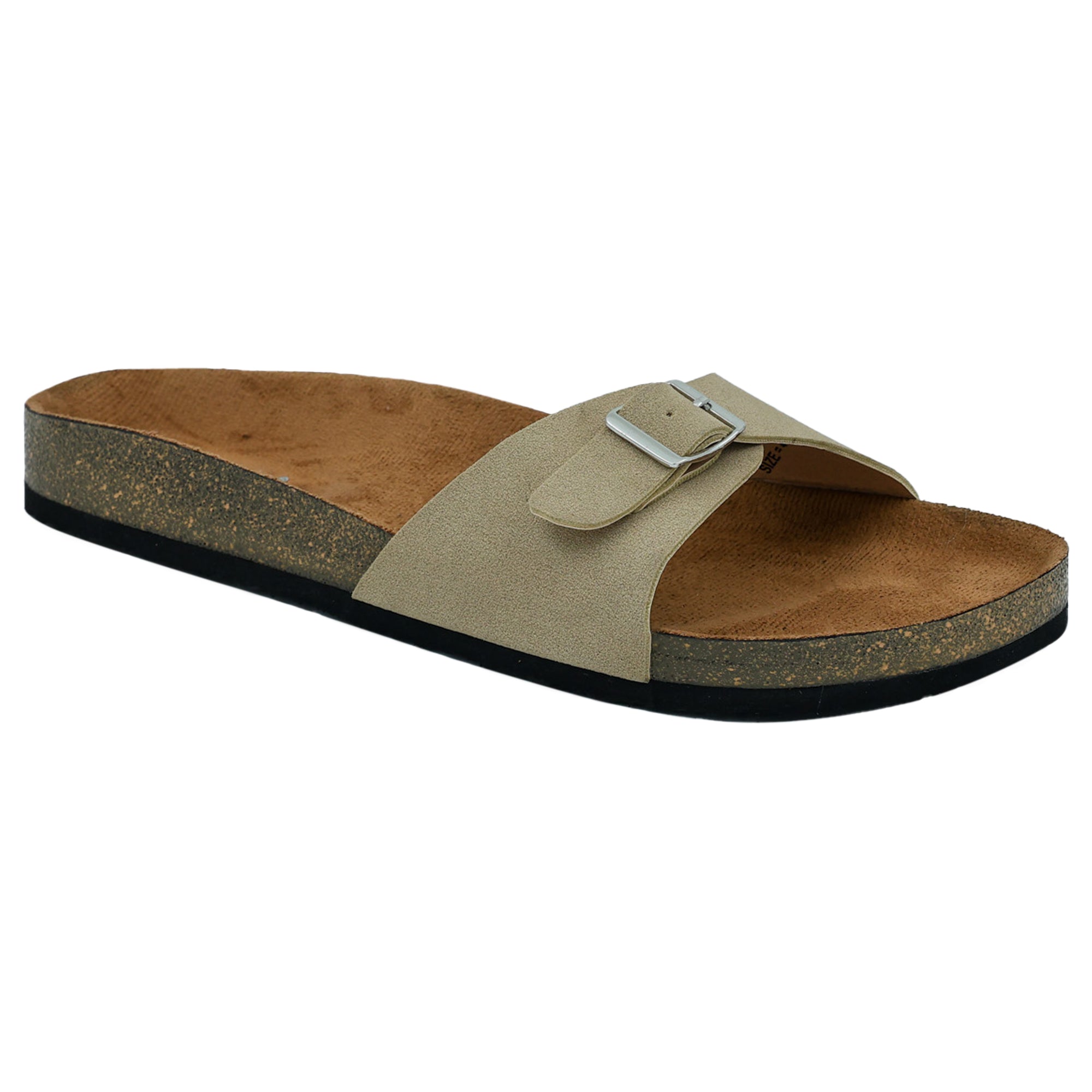 Flat Women Sandals in Beige Color