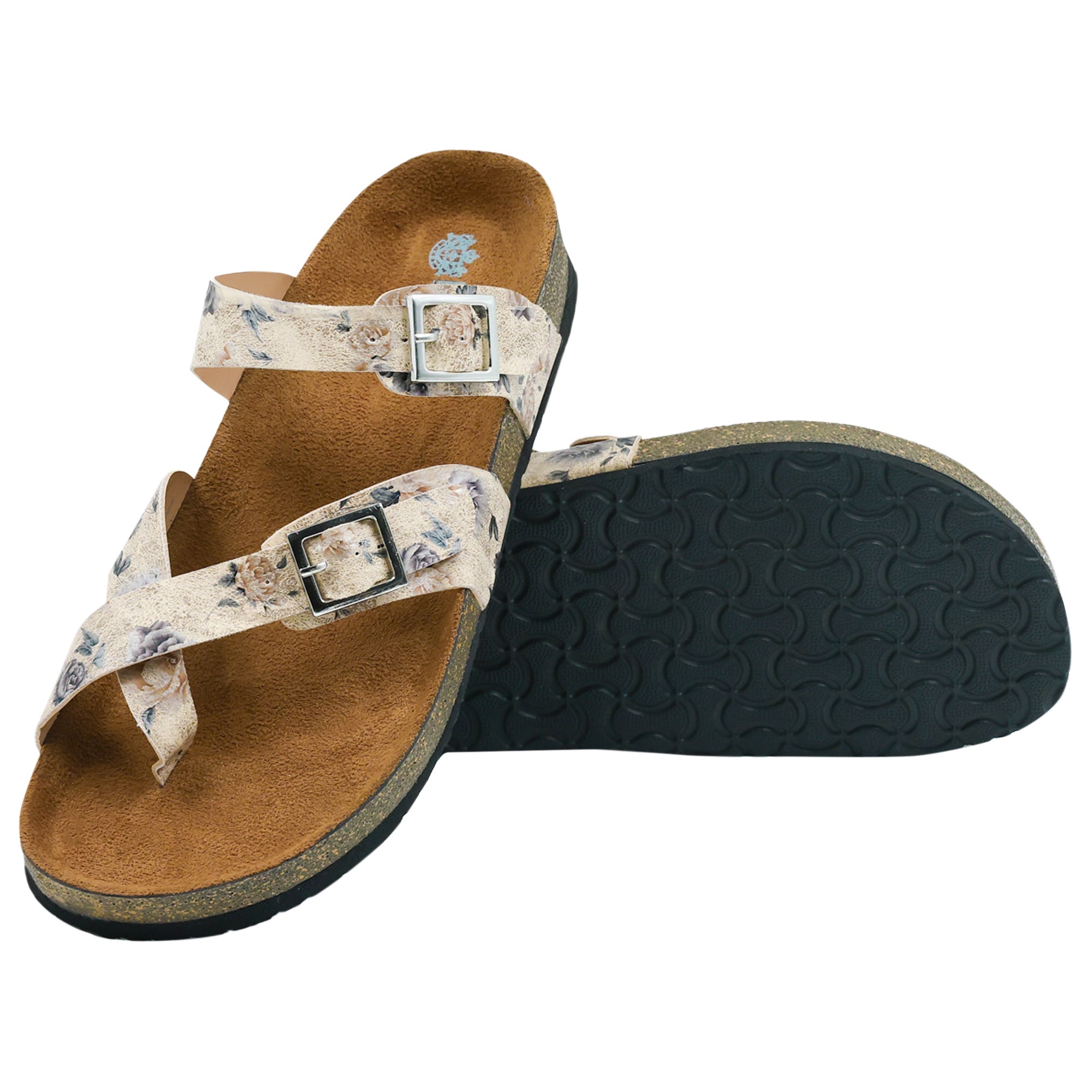 Women's Flat Sandals Beige