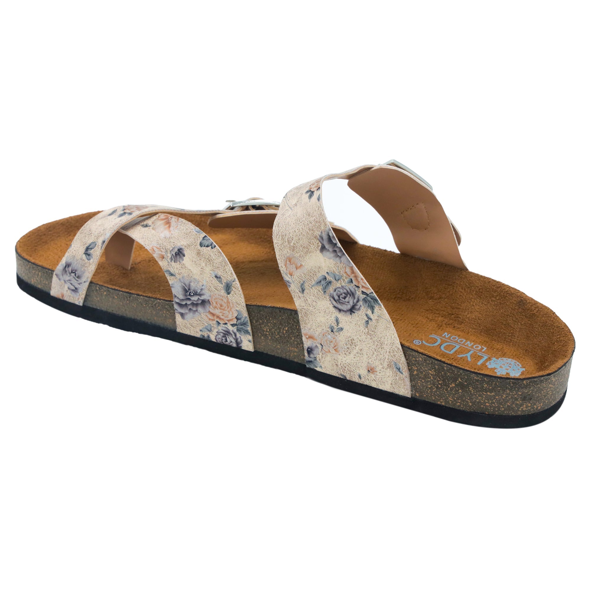 Women's Flat Sandals Beige