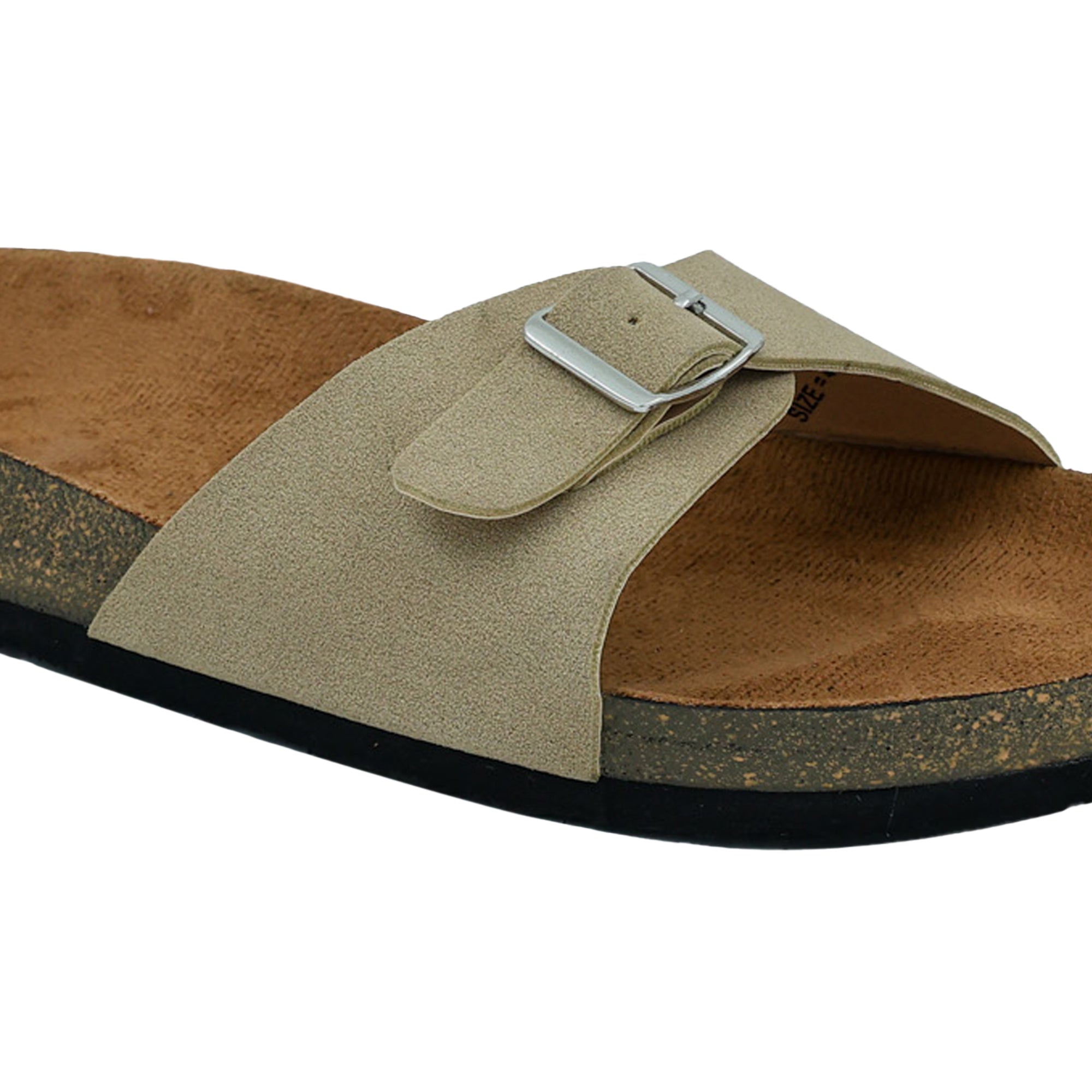 Flat Women Sandals in Beige Color