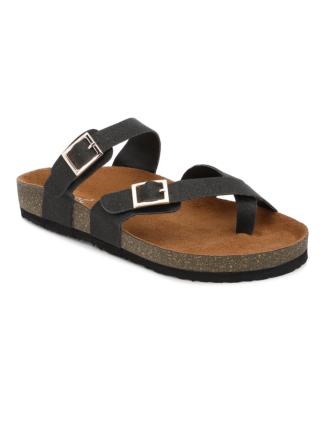 Queen Black Sandals for Women - Soho