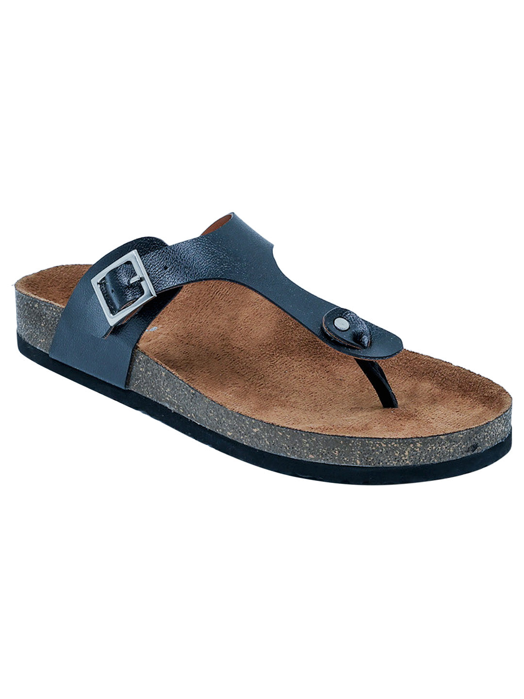 Black Women's Flat Sandals