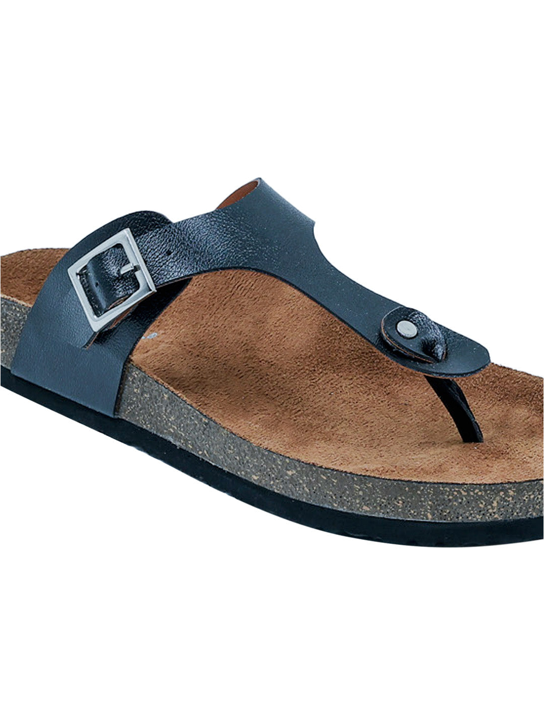 Black Women's Flat Sandals