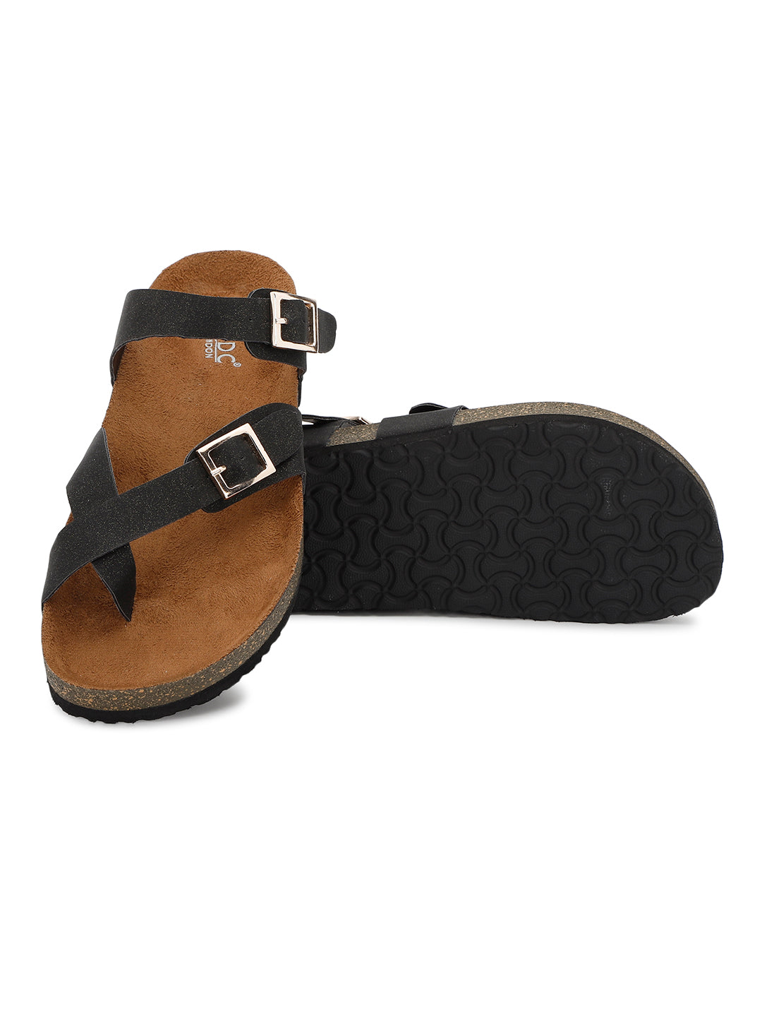 Queen Black Sandals for Women - Soho