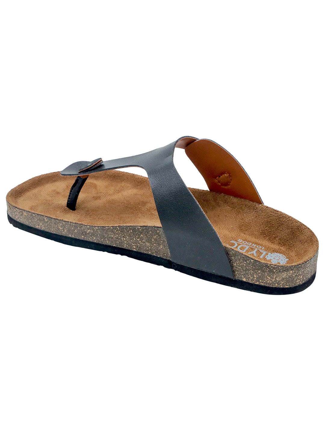 Black Women's Flat Sandals