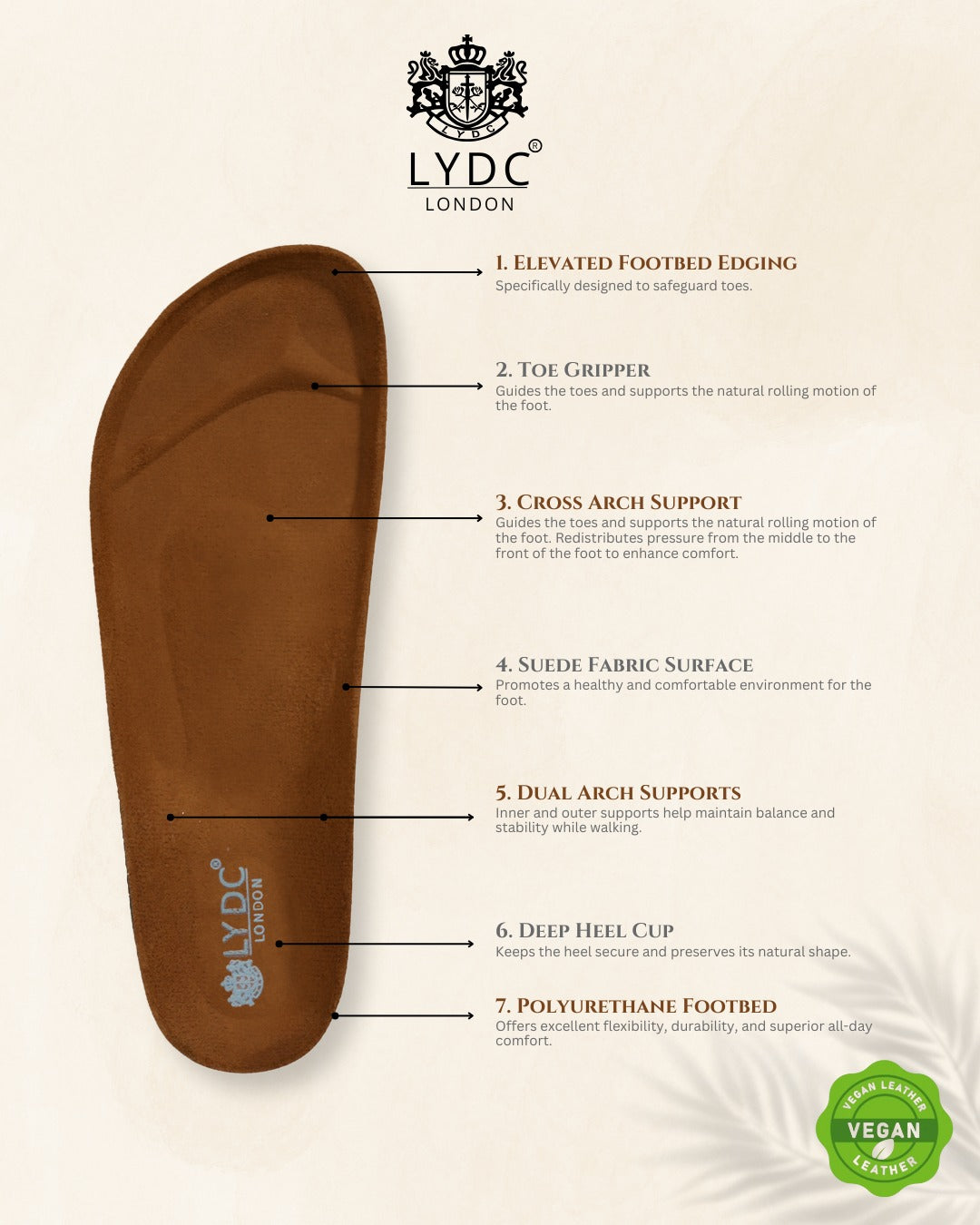 Brixton Beige Suede Clogs Sandals for Women