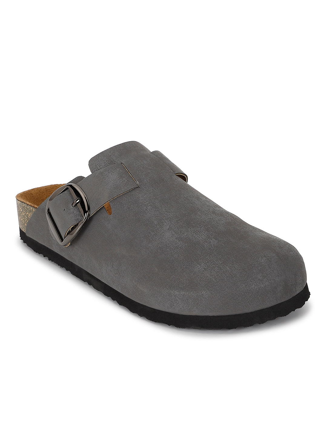 Brixton Jersey Gunmetal Clogs Sandals for Women
